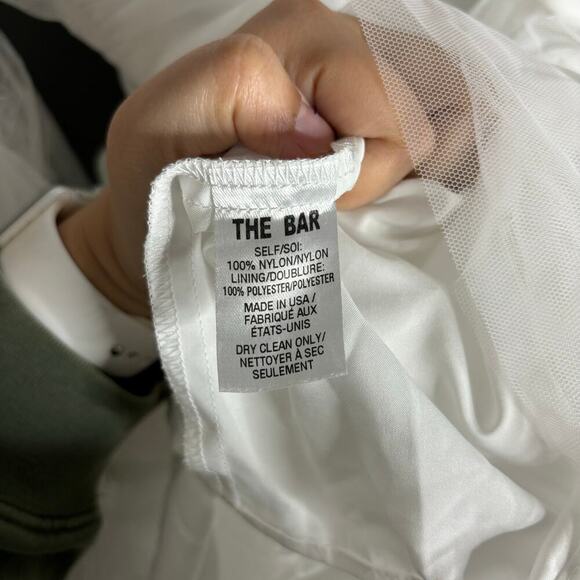 The Bar Jean Dress Blanc Size 6 - Picture 10 of 10